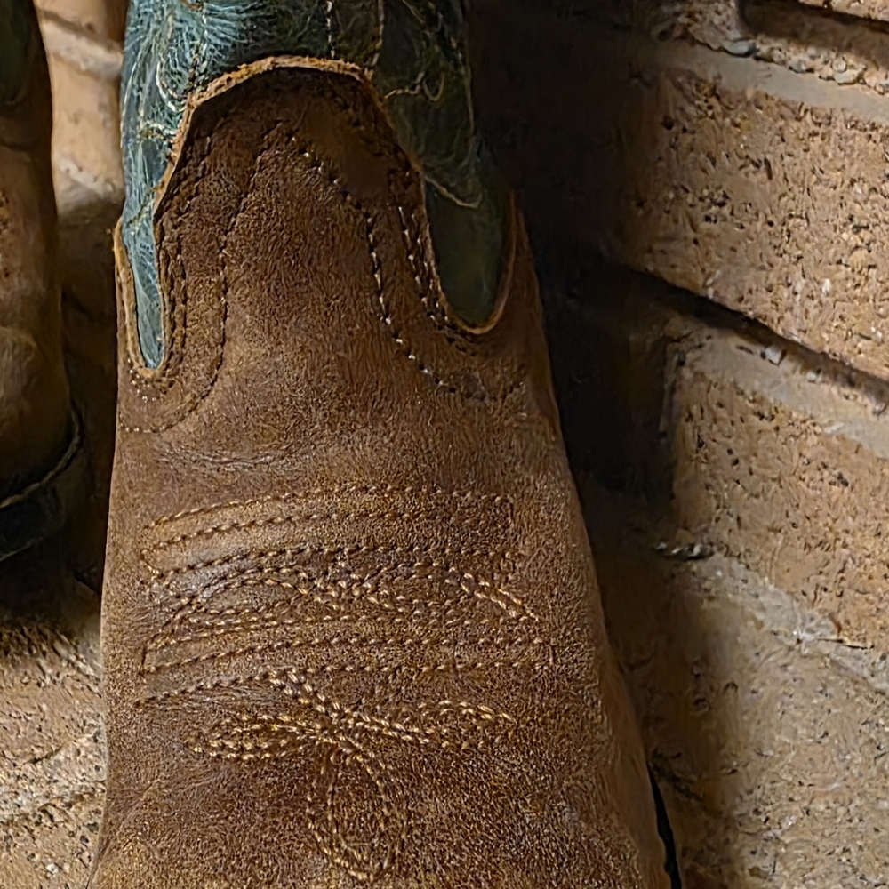 Smoky Mountain YOUTH Unisex Nashville Blue Boots Size YOUTH 11.5 - Picture 5 of 8